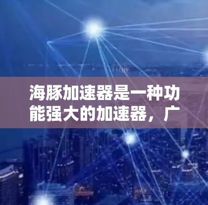海豚加速器是一种功能强大的加速器，广泛应用于游戏、汽车、飞行器等领域。以下是几款推荐的海豚加速器，每款都有其独特的特点和适用场景