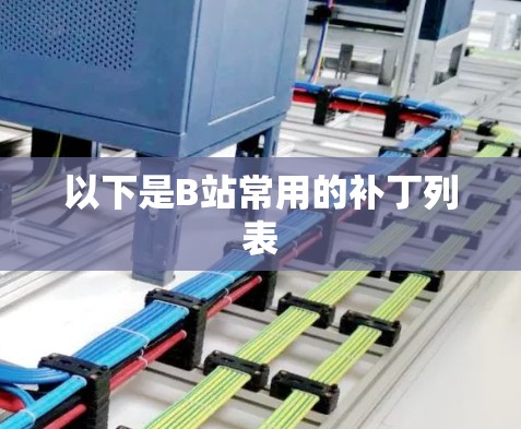 以下是B站常用的补丁列表