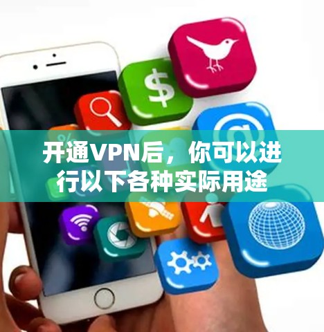 开通VPN后，你可以进行以下各种实际用途