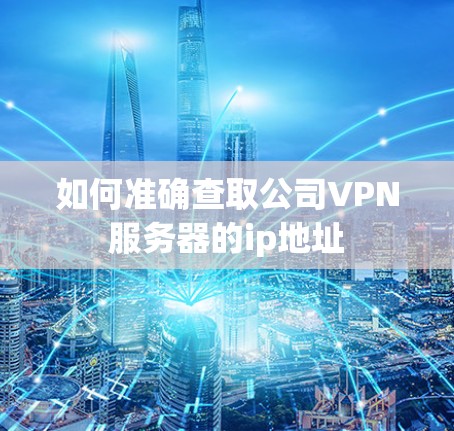 如何准确查取公司VPN服务器的ip地址