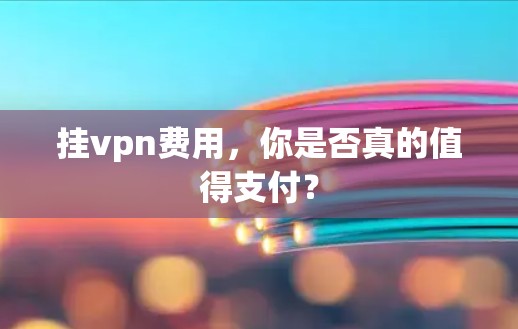 挂vpn费用,你是否真的值得支付?
