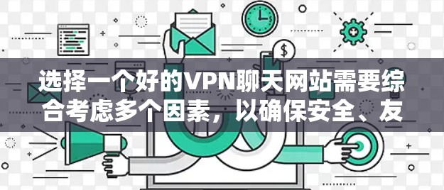 选择一个好的VPN聊天网站需要综合考虑多个因素,以确保安全、友好、高效和适用。以下是详细的步骤指南