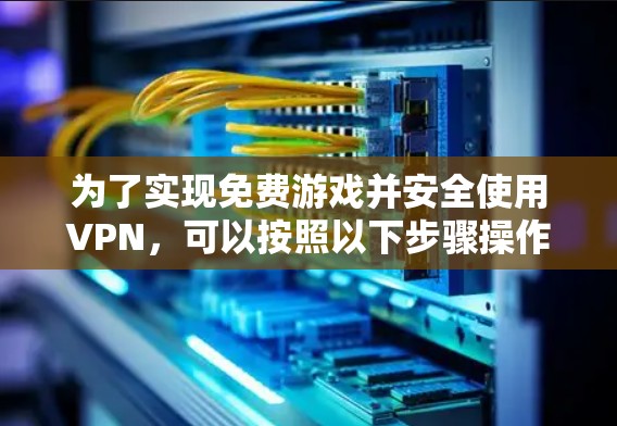 为了实现免费游戏并安全使用VPN,可以按照以下步骤操作