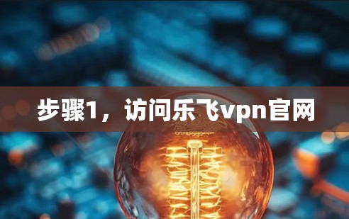 步骤1，访问乐飞vpn官网