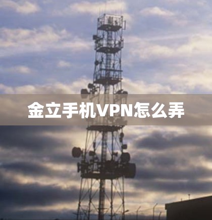 金立手机VPN怎么弄