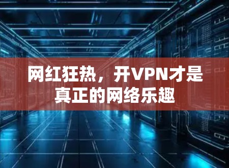 网红狂热，开VPN才是真正的网络乐趣
