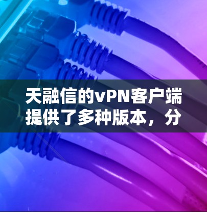 天融信的vPN客户端提供了多种版本，分别是vPN+vPN+Pro和vPN+Pro Plus，每个版本都有其特定的功能和适用场景