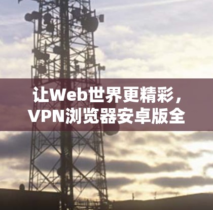 让Web世界更精彩,VPN浏览器安卓版全面解析