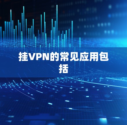 挂VPN的常见应用包括