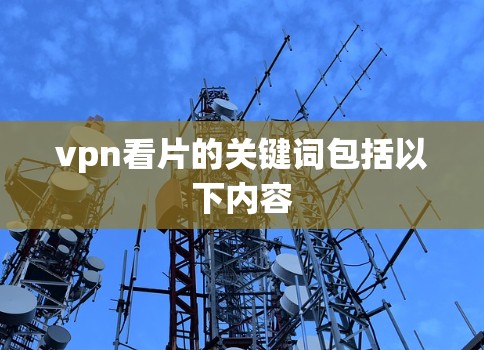 vpn看片的关键词包括以下内容