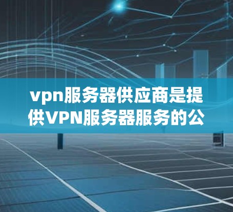 vpn服务器供应商是提供VPN服务器服务的公司或机构。这些供应商通过多种方式为用户提供VPN连接，包括但不限于基于Wi-Fi、带宽IP、Wi-Fi+无线网卡、无线路由器、无线路由器+等技术