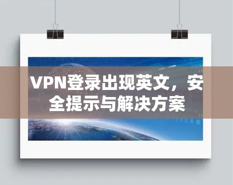 VPN登录出现英文,安全提示与解决方案 VPN登录出现英文,安全提示与解决方案