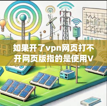 如果开了vpn网页打不开网页版指的是使用VPN软件后,网页版无法正常访问网页内容,或者出现其他问题,以下是一些可能的解决方法