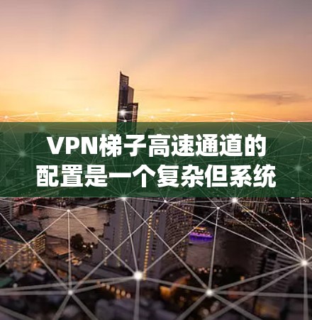 <strong>VPN梯子</strong>高速通道的配置是一个复杂但系统化的过程,涉及多个步骤和专业知识。以下是一步步的指南