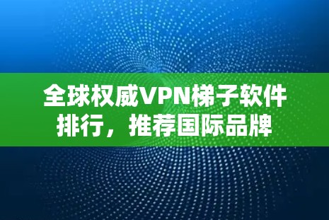 全球权威<strong>VPN梯子</strong>软件排行,推荐国际品牌