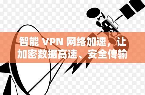 智能 VPN 网络加速，让加密数据高速、安全传输