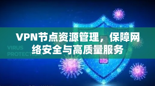 VPN节点资源管理，保障网络安全与高质量服务