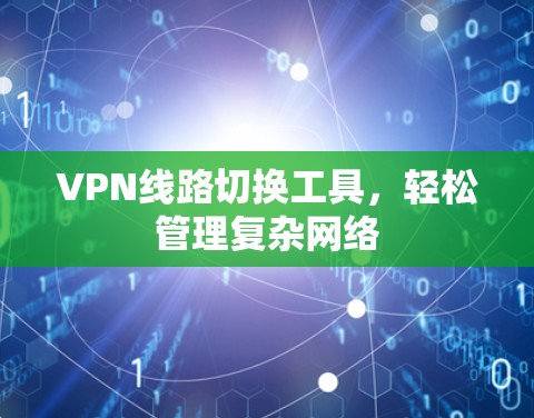 VPN线路切换工具，轻松管理复杂网络