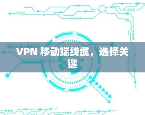 VPN 移动端线缆,选择关键